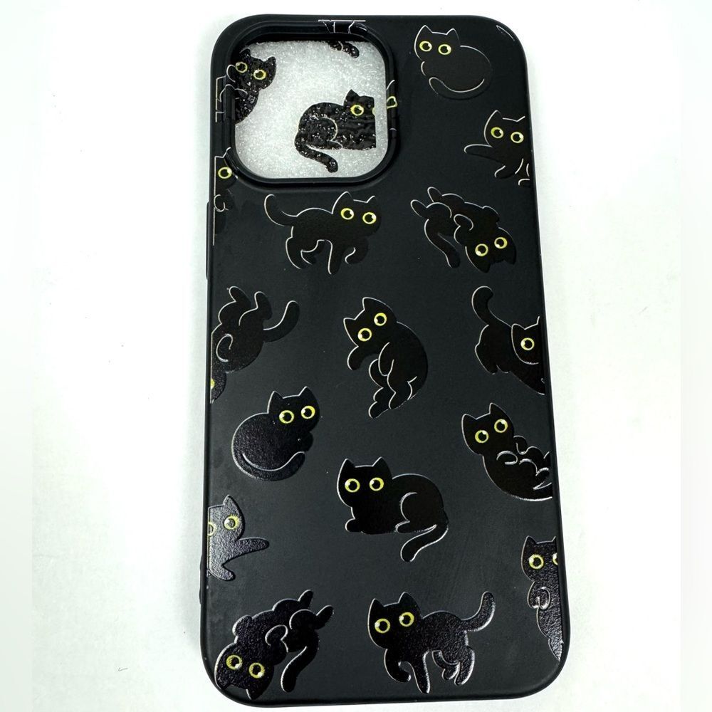 Black Cats Phone Case Compatible with iPhone 13 Pro NEW